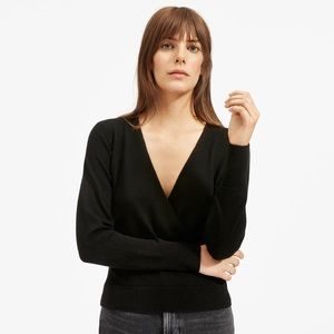 Everlane The Cashmere Wrap Sweater